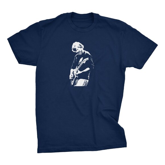 KFD Phish Trey Anastasio silhouette lot style Navy Blended lightweight T-shirt - Picture 7 of 7